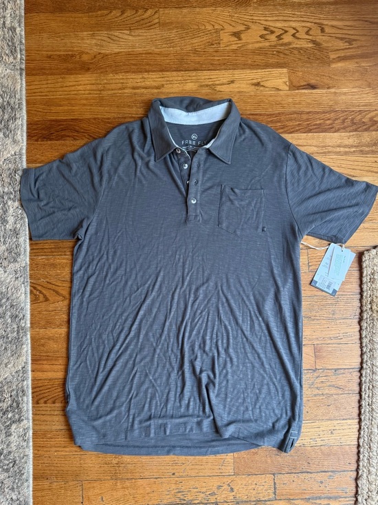 Free Fly Apparel Other - NWT Mens Free Fly Polo in Charcoal size : XL